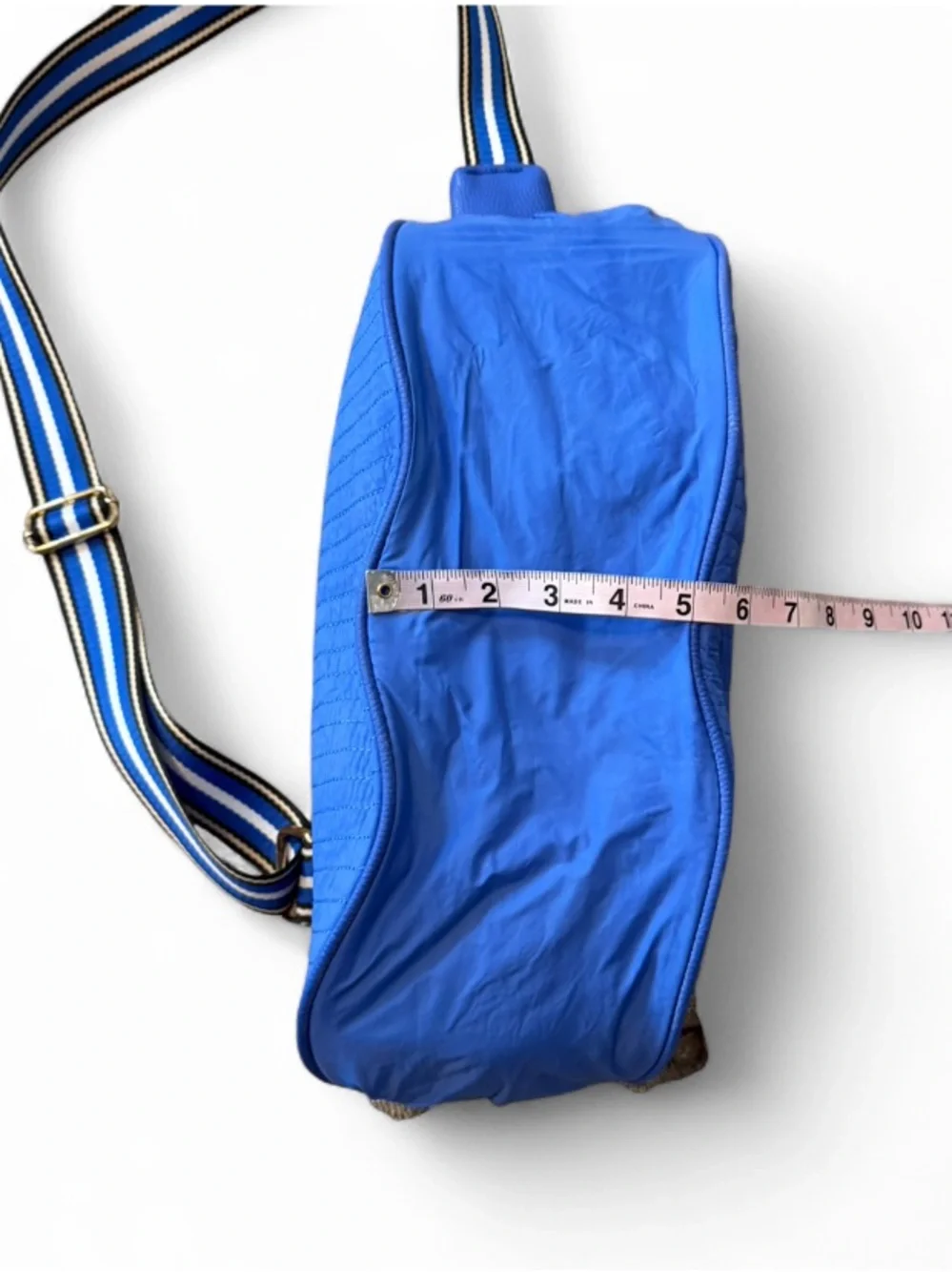 Shiraleah Ezra Ultramarine‎ Blue Large Quilted Crossbody Bag